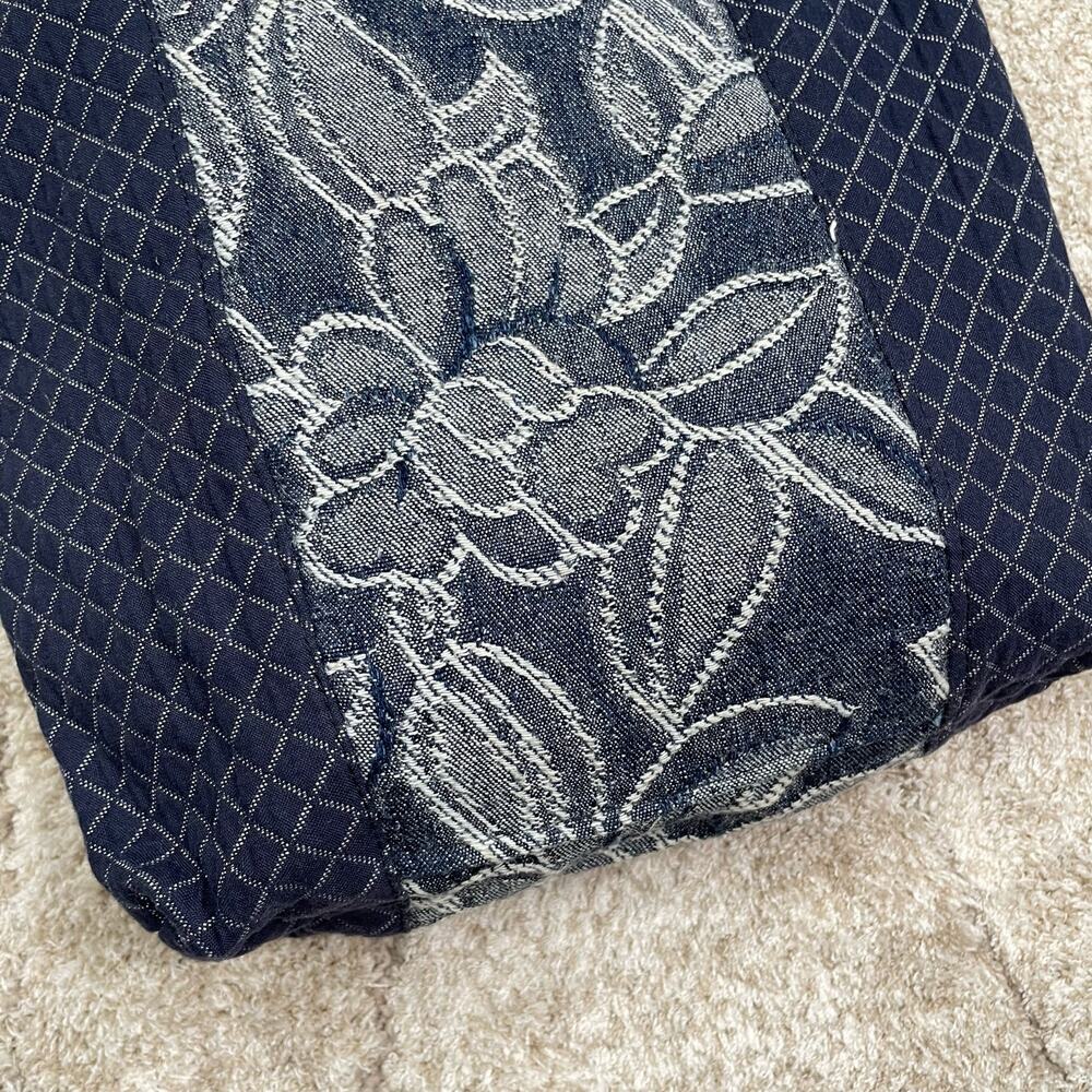 Vintage Handmade Floral Denim Tapestry Reversible Bag - Picture 2 of 6